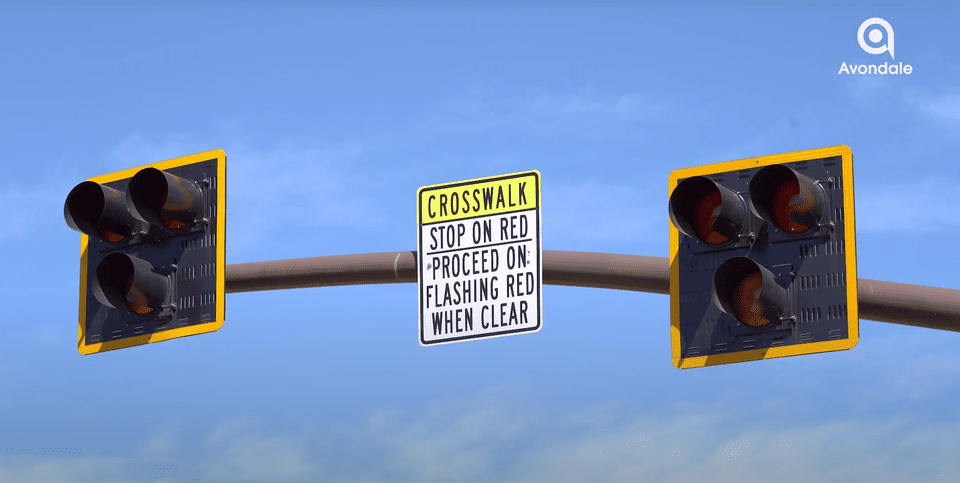 High Activated crossWalKs (HAWKs) traffic light