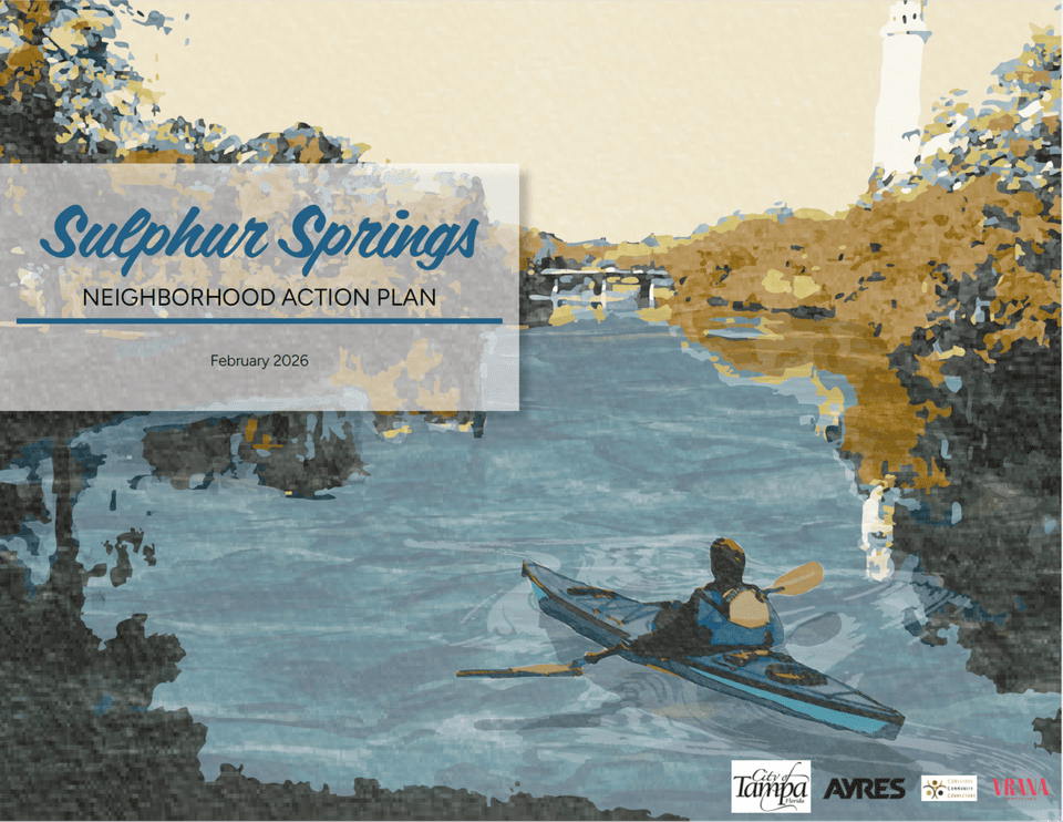 Cover page of the Sulphur Springs Neighborhood Action Plan - February 2026