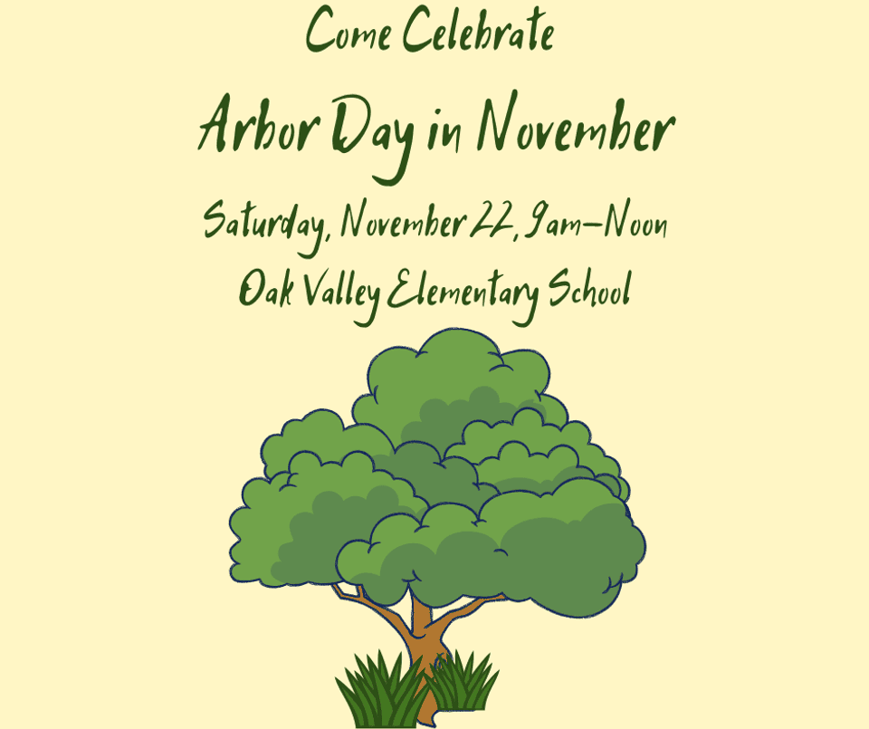 Arbor Day in November 