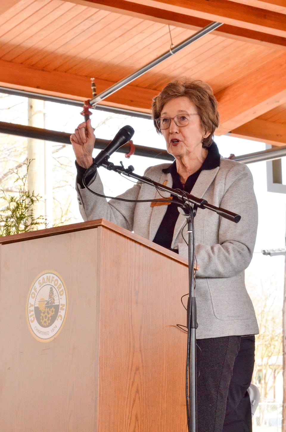 NC Sec of State Elaine Marshall at the PSAM Ribbon Cutting