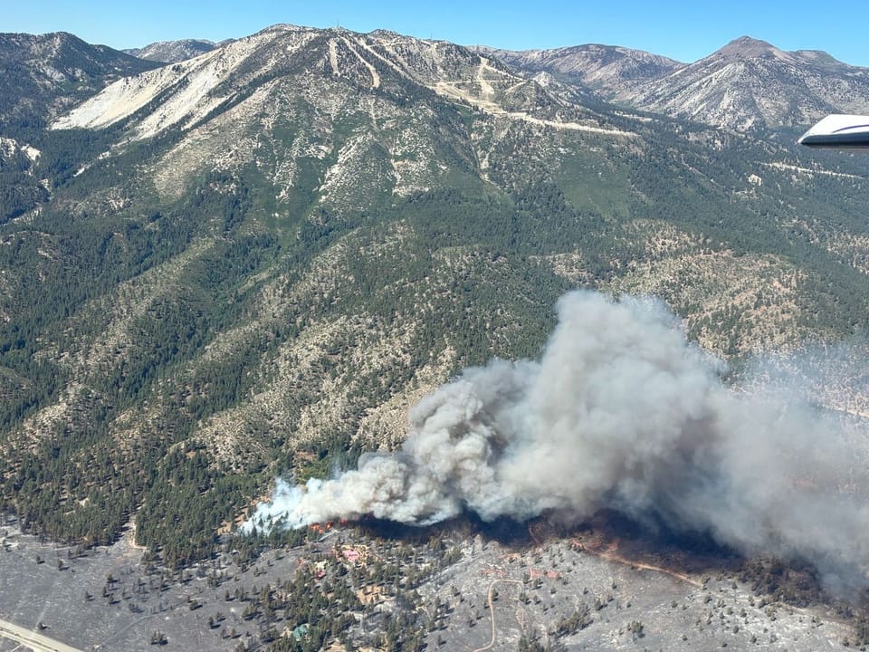 Davis Fire in Washoe County
