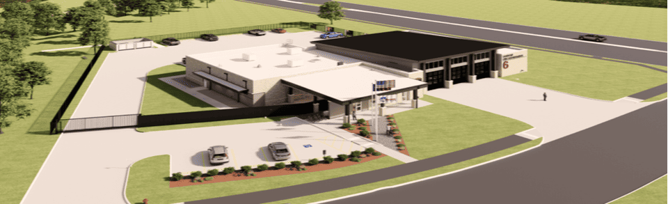 Rendering overview of Fire Station 6