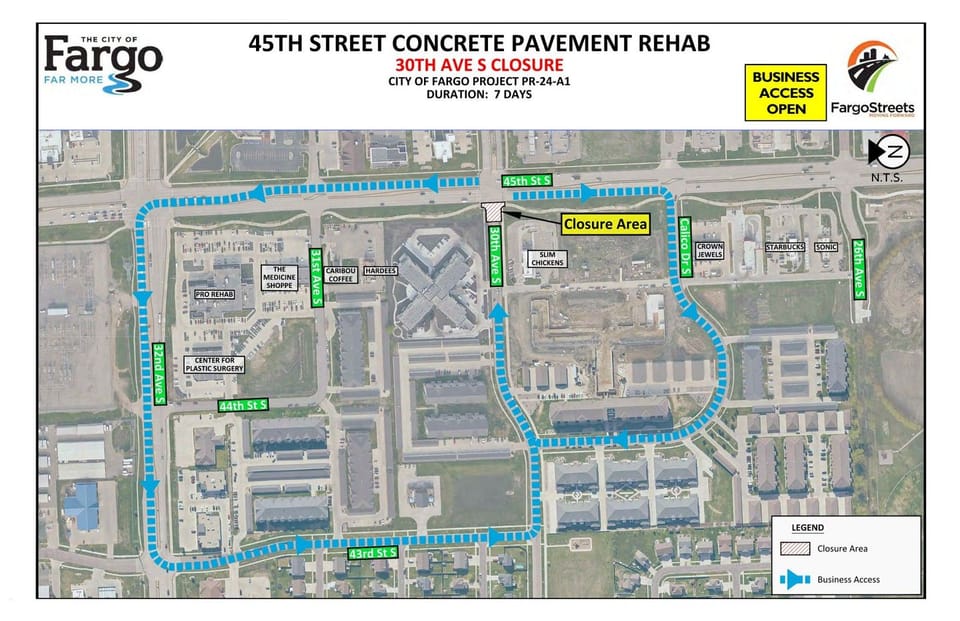 30th Avenue South Closure