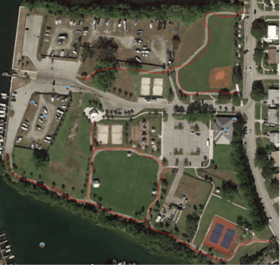 Anchorage Park trail.