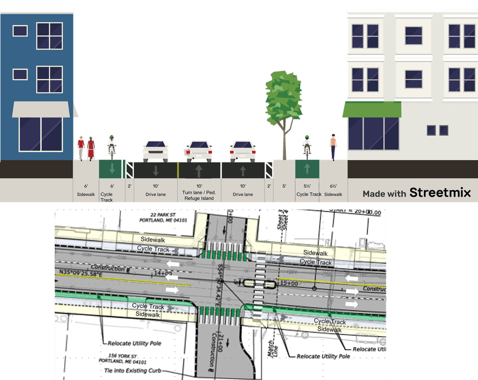 York Street Pedestrian and Bicycle Safety Improvement Scope