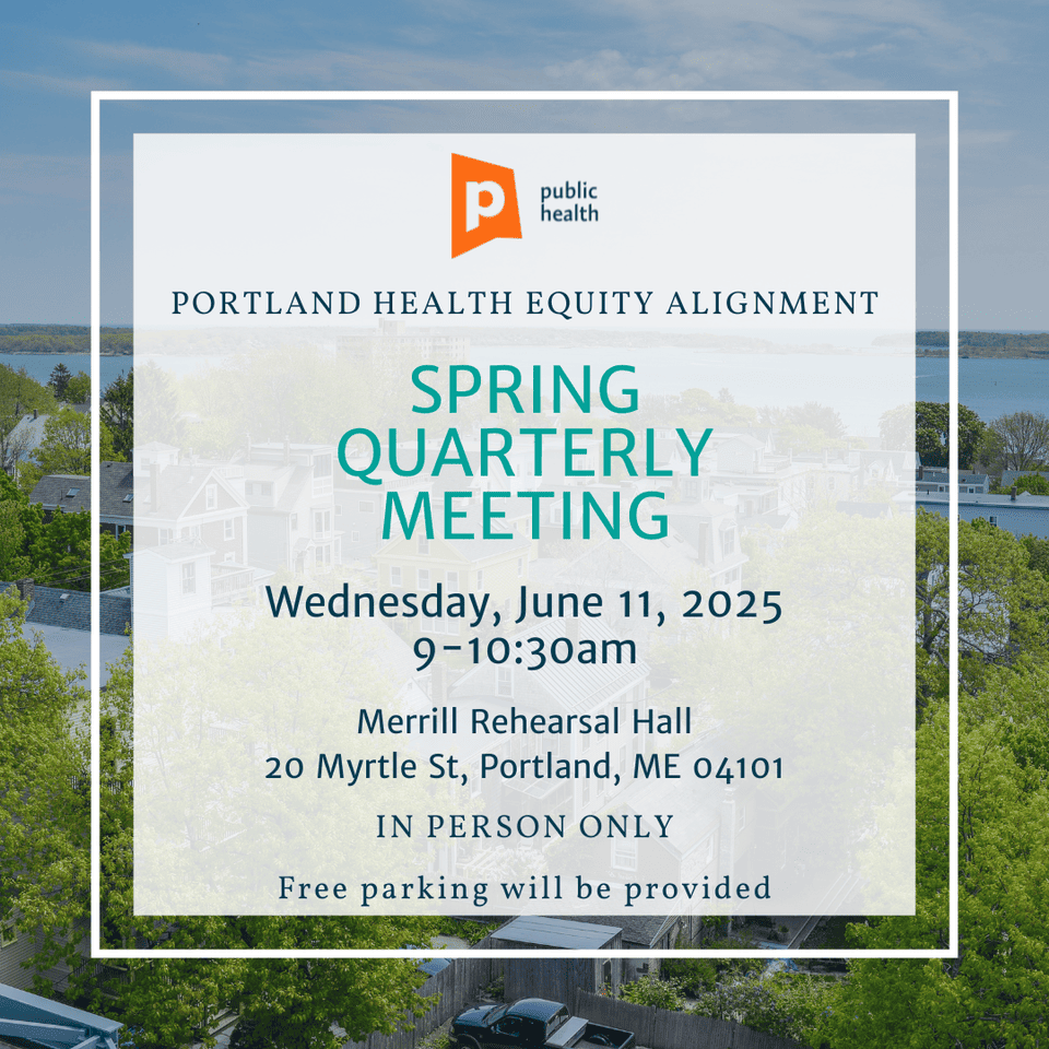 Flyer announcing date & time of next quarterly meeting