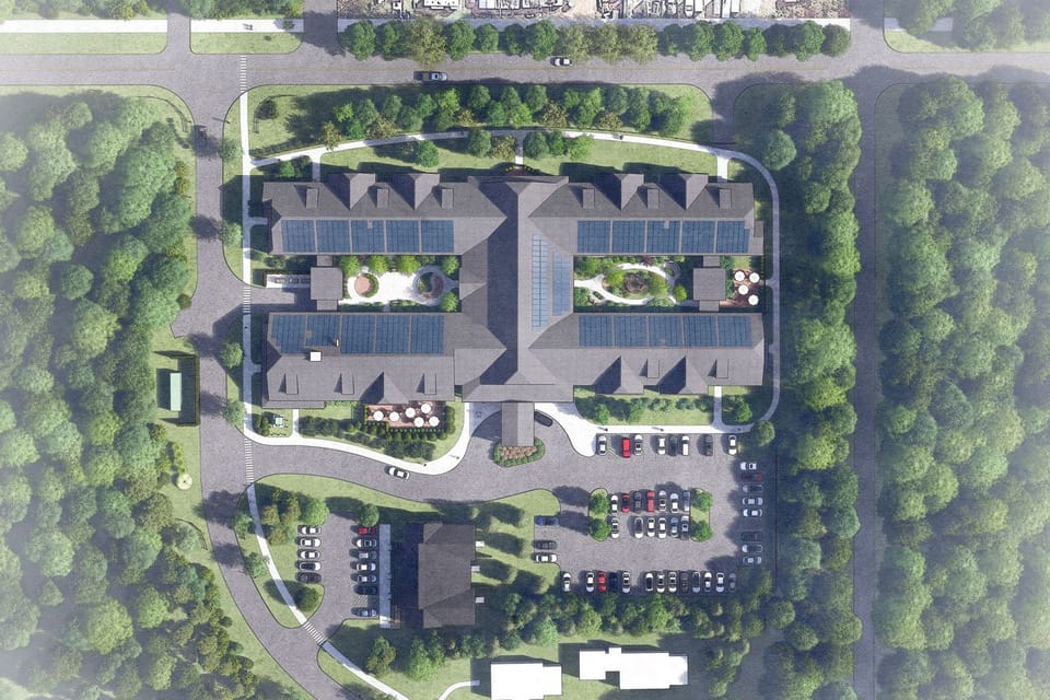 Aerial of the Proposed New Our Island Home at Sherburne Commons