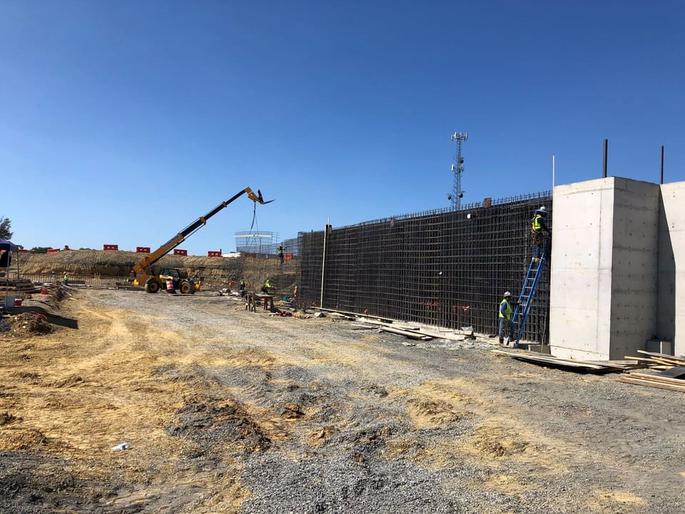photo of courthouse construction site Dec 2024