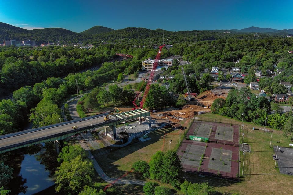 Wasena Bridge Demolition Photo Update July 11, 2024
