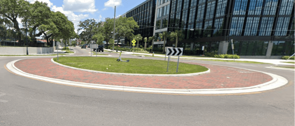 Palm ave and Highland Round about 