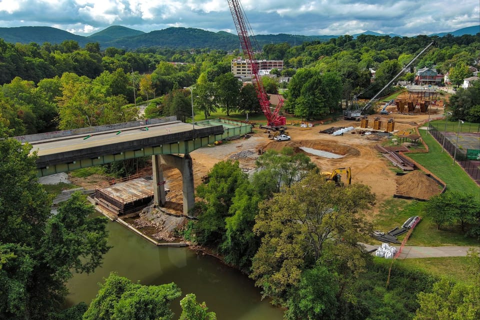 Wasena Bridge Demolition Photo September 5