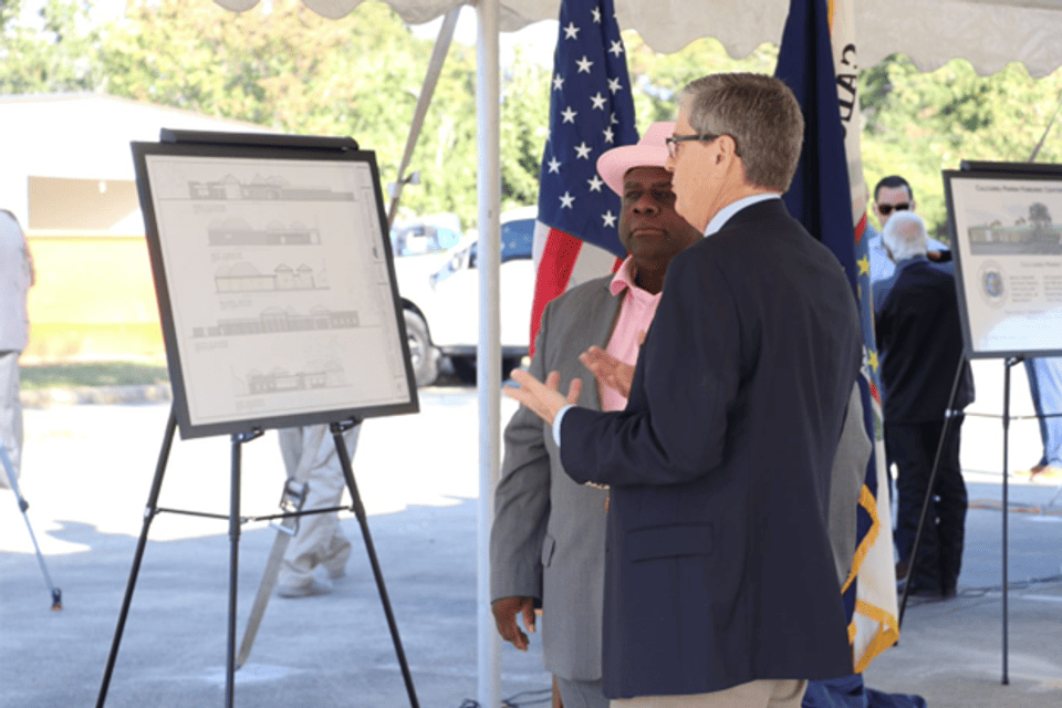 The Forensic Center will house the Calcasieu Parish Coroner's Office and the Calcasieu Parish Sheriff's Office Crime Lab and is being constructed at 3236 Kirkman Street in Lake Charles. 