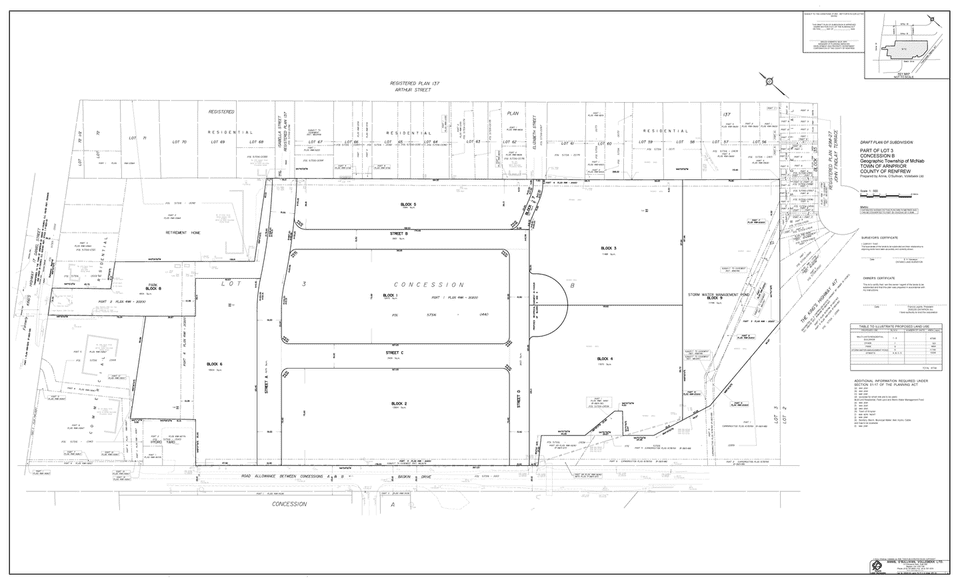 Proposed Draft Plan of Subdivision