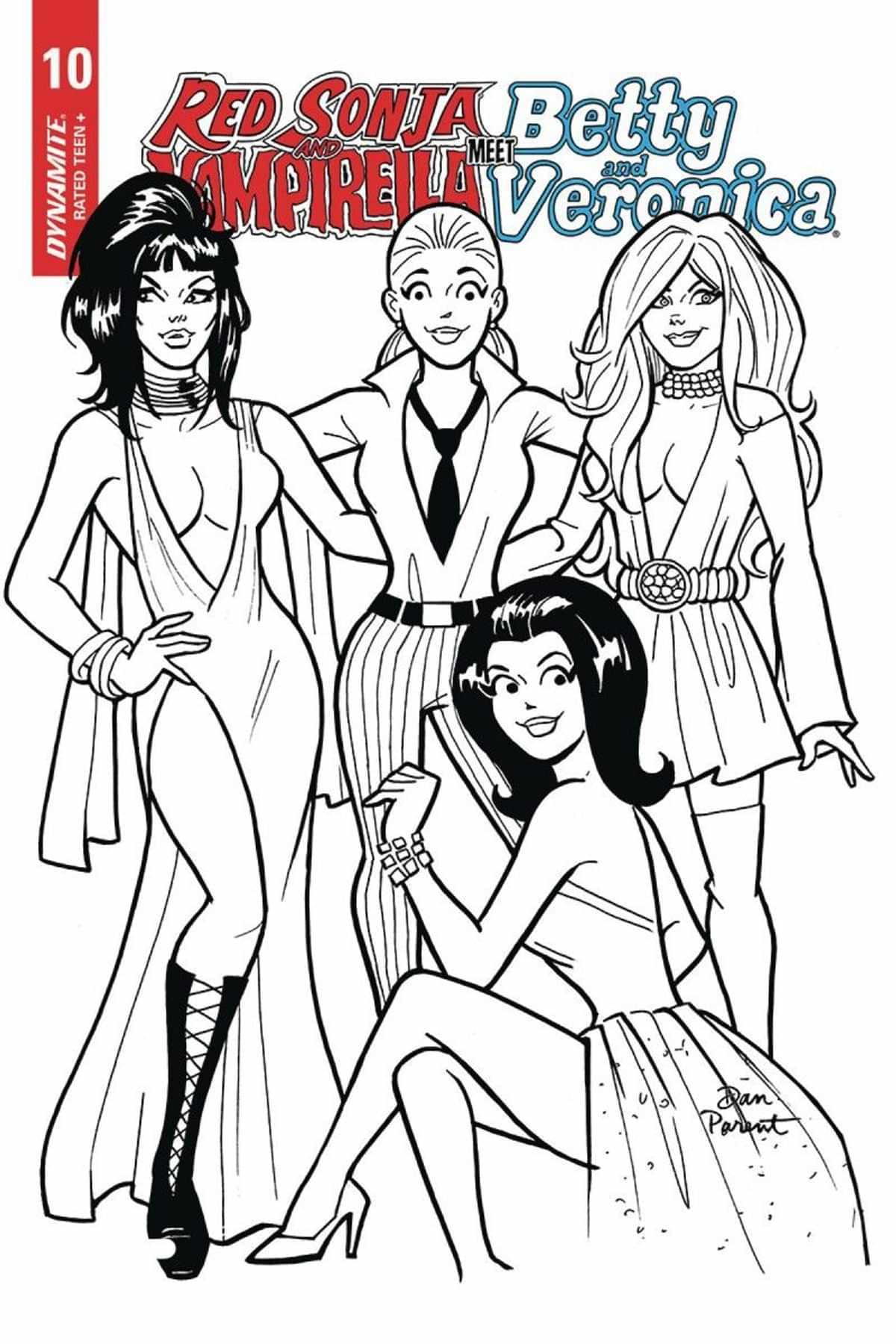 betty and veronica coloring pages