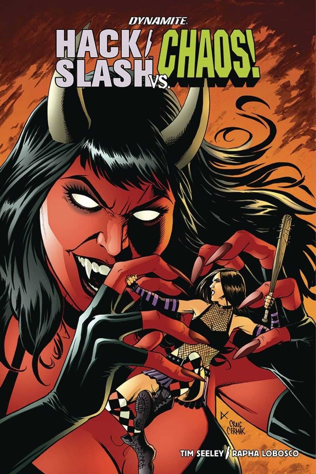 Hack Slash Vs Chaos 1 Cvr B Cermak Dynamite Entertainment Zeus Comics