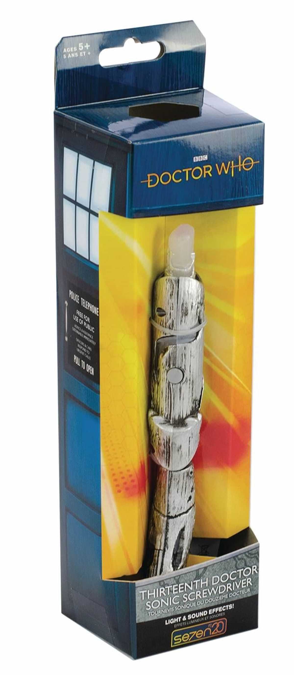 Doctor Who 13th Doctor Seven 20 USA Version Sonic Tournevis