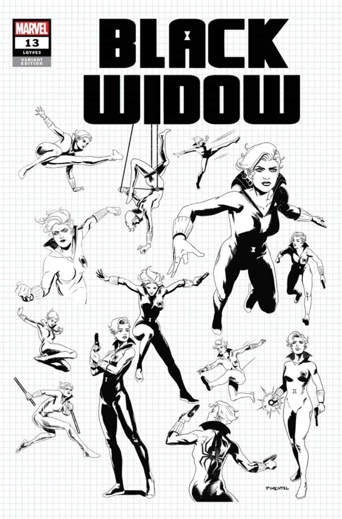 Black Widow V10 #13 Variant 50 Copy Pimentel Design - Zeus Comics, Dallas,  TX