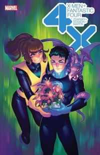 X-men Fantastic Four #1 Variant Hetrick Flower