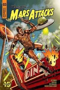 Warlord Of Mars Attacks #3 CVR A Johnson