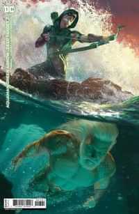 Aquaman Green Arrow Deep Target #7 CVR B Cardstock Rahzzah