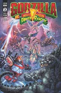 Godzilla Vs Mmpr #3 CVR A Freddie Williams Ii
