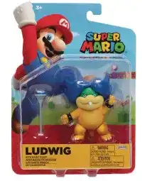 Super Mario 4inch AF Ludwig with Magic Wand