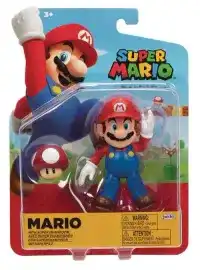 Super Mario 4inch AF Mario with Super Mushroom