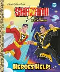 Little Golden Book DC Shazam Heroes Help