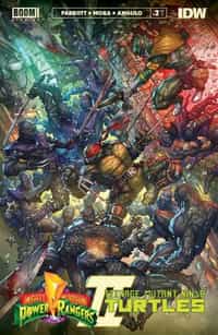 MMPR TMNT II #3 Variant 100 Copy Quah