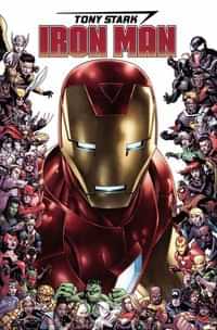 Tony Stark Iron Man #15 Variant Cheung Marvel 80th Frame