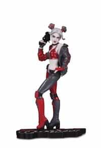 DC Statue Harley Quinn Red White and Black By Joshua Middleton