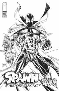 Spawn #300 CVR B BW Mcfarlane