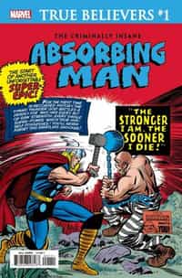 True Believers One-Shot Criminally Insane Absorbing Man