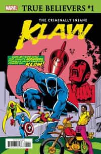 True Believers One-Shot Criminally Insane Klaw