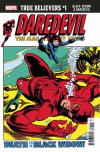 True Believers One-Shot Black Widow and Daredevil
