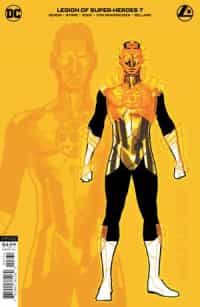 Legion Of Super Heroes #7 Variant 25 Copy Sook Gold Lantern Card Stock