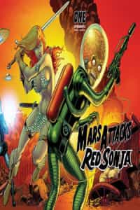 Mars Attacks Red Sonja #1 CVR E Kitson Card Homage