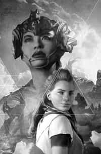 Horizon Zero Dawn #2 Variant 25 Copy D Artgerm BW Virgin