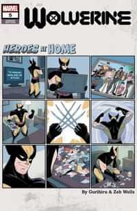 Wolverine #5 Variant Gurihiru Heroes At Home