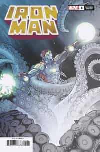 Iron Man #1 Variant Silva Premiere