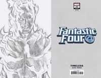 Fantastic Four #24 Variant 100 Copy Human Torch Timeless Virgin Sketch