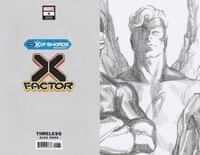X-Factor #4 Variant 100 Copy Alex Ross Angel Timeless Virgin Sketch