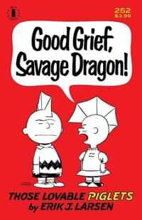 Savage Dragon #252 Second Printing Charlie Brown Parody