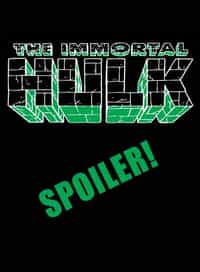 Immortal Hulk #40 Variant Young Spoiler