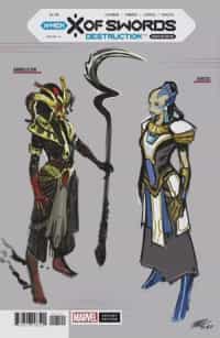 X Of Swords Destruction #1 Variant 10 opy Larraz Design