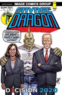 Savage Dragon #253 Second Printing Biden Harris