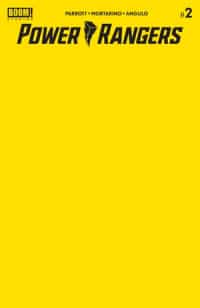 Power Rangers #2 CVR C Yellow Blank Sketch