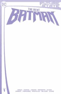 Future State The Next Batman #1 CVR C Cardstock Blank