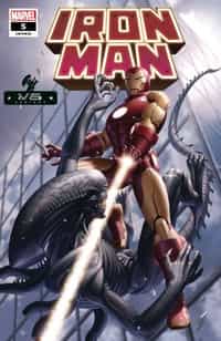 Iron Man #5 Variant Yoon Marvel Vs Alien