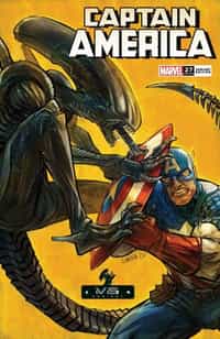 Captain America #27 Variant Shavrin Marvel Vs Alien